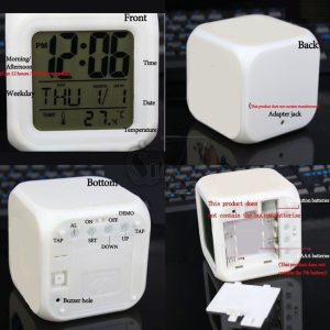 ساعت رومیزی Color Change HOME مدل DK-651